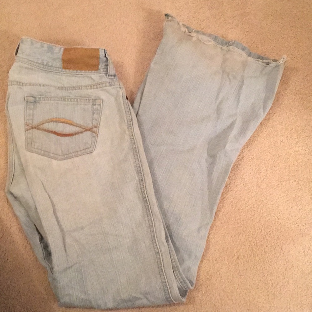 Abercrombie kids size 16 jeans light wash